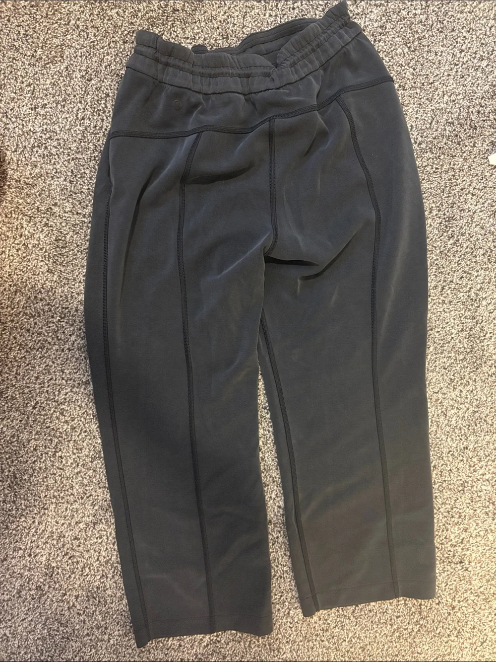 Women’s  Black Drawstring Sweatpants - Comfortable Everyday Joggers